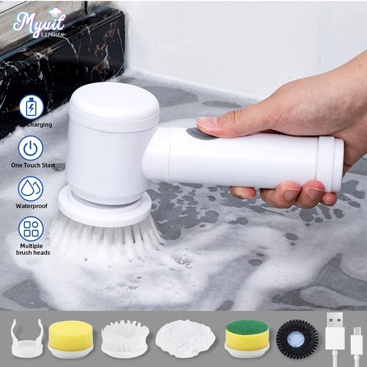 Electric Cordless Kitchen Cleaning Brush